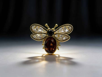 Luxury Crystal Bee Brooch Pin